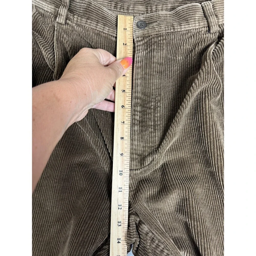 Jos A Bank Pant Wide Wale Corduroy Mens 40x32 Pleated‎ Baggy Classic Comfort Y2K